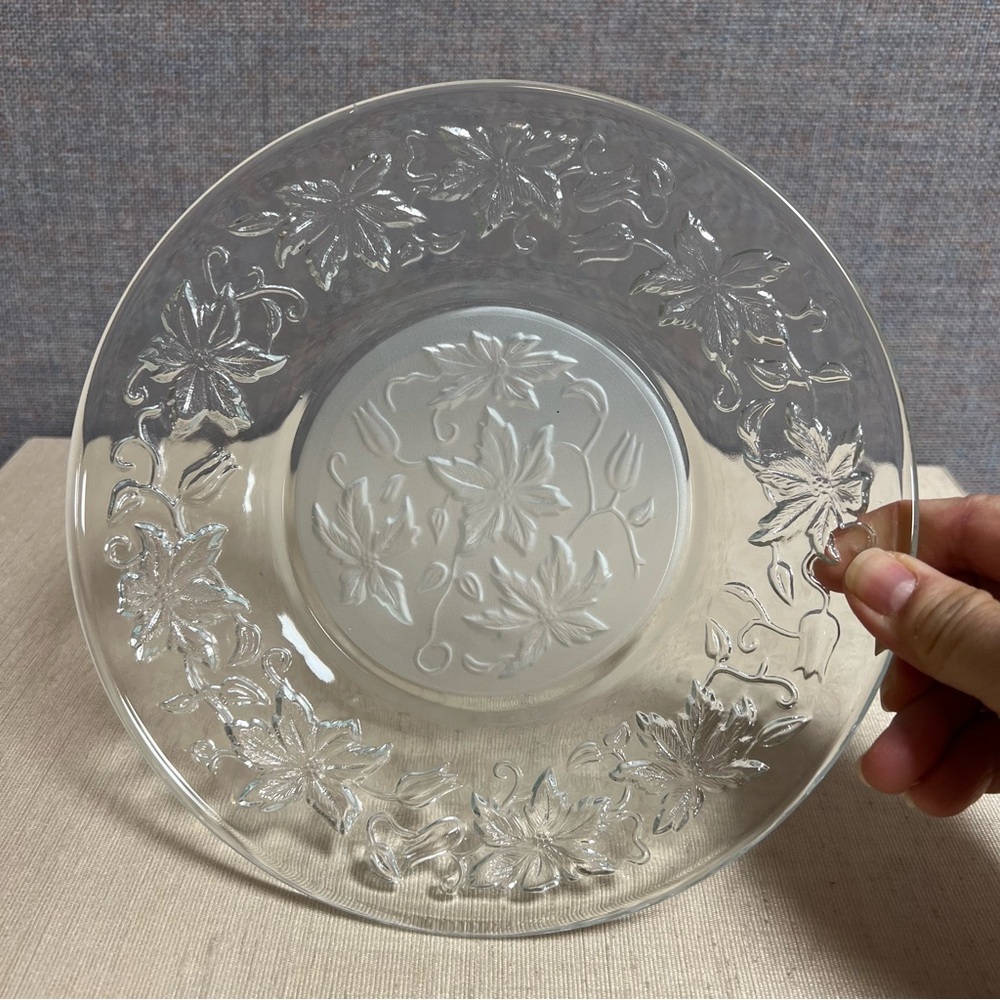 Princess House Fantasia 8” Salad Dessert Plates #437, Set of 3